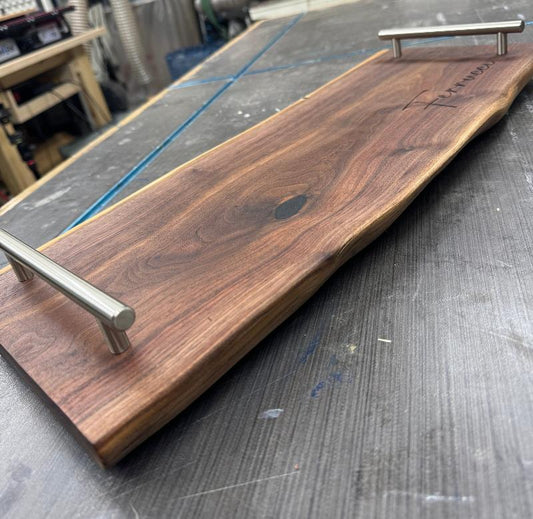 Live Edge Walnut Charcuterie Board