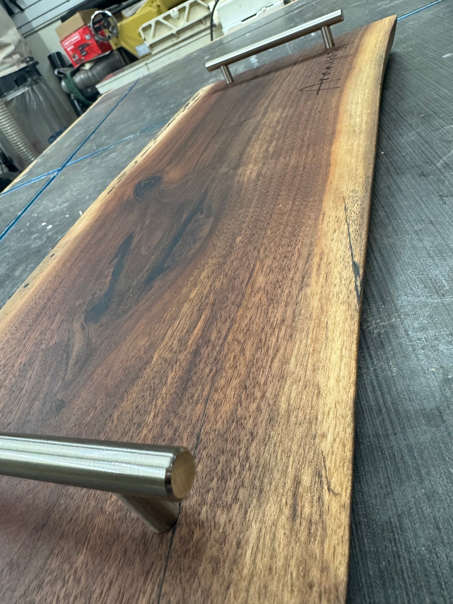 Live Edge Walnut Charcuterie Board