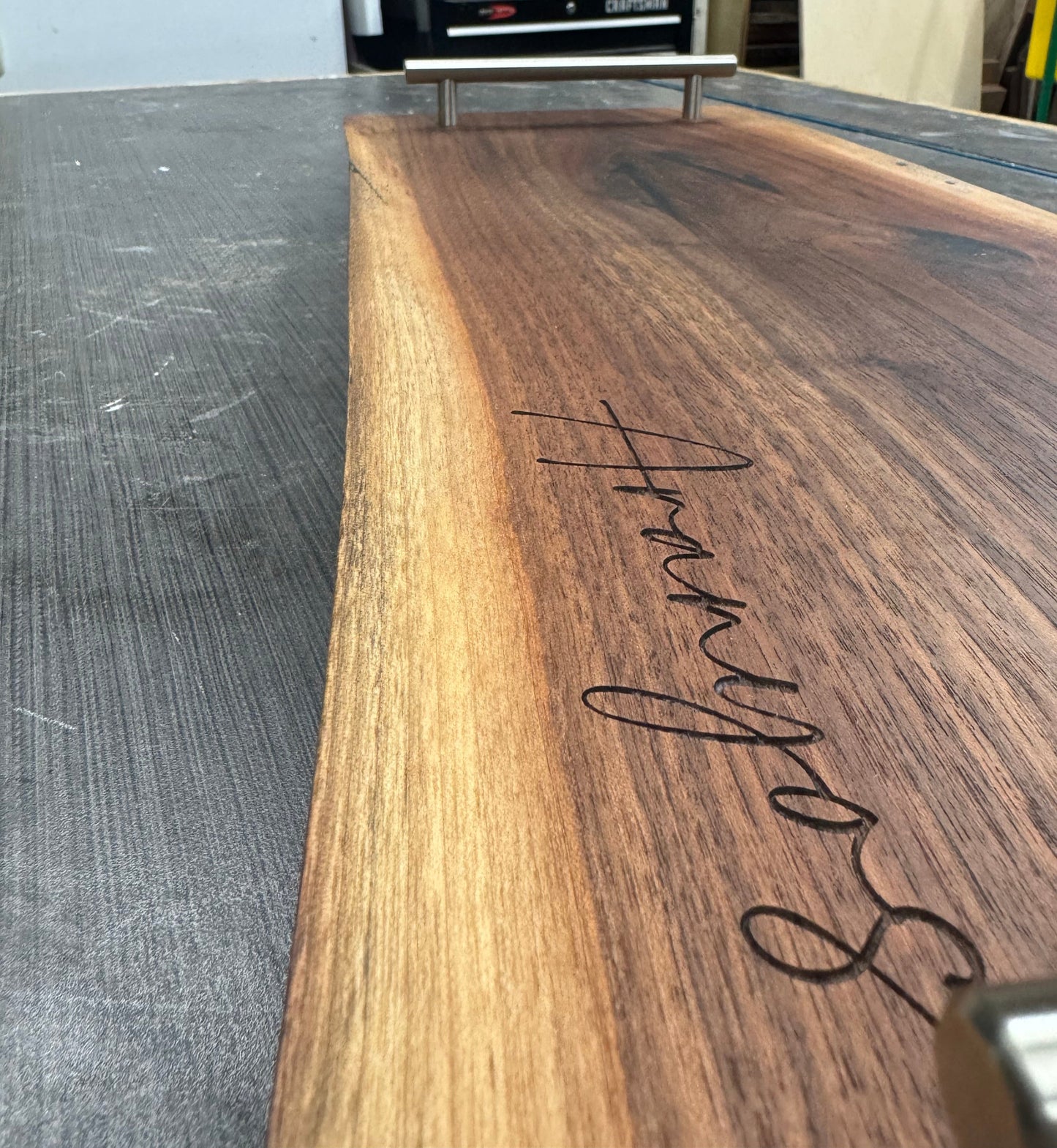 Live Edge Walnut Charcuterie Board