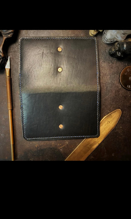 Charcoal Dublin Leather Wallet by Looney Leather – One of One