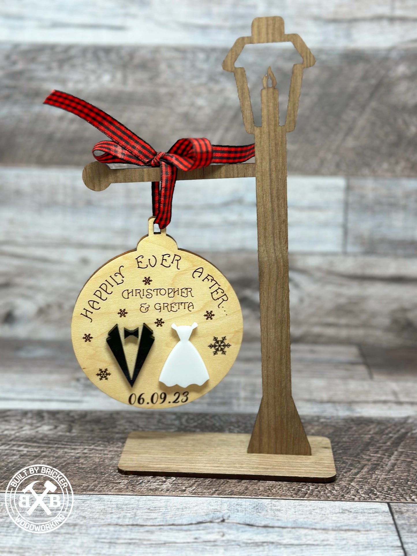 Happily Ever After Wedding Ornament