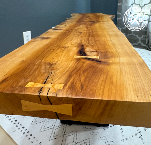 RAFFLE ITEM - Willow Live Edge Bench - Autism Awareness Fundraiser