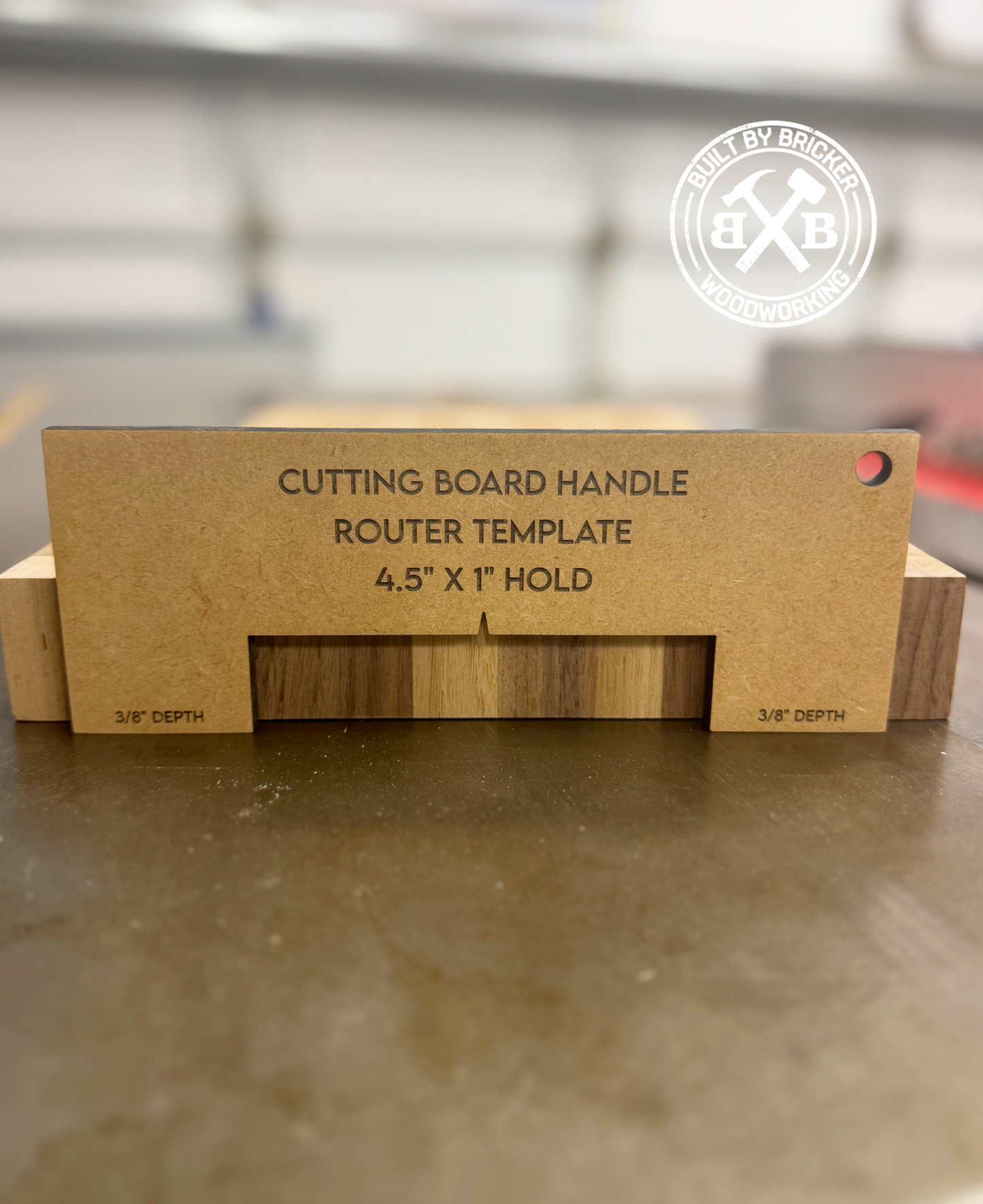 Cutting Board Handle Template