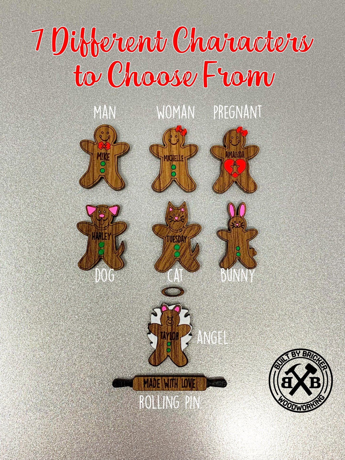 Gingerbread Cookie Pan Family Ornament