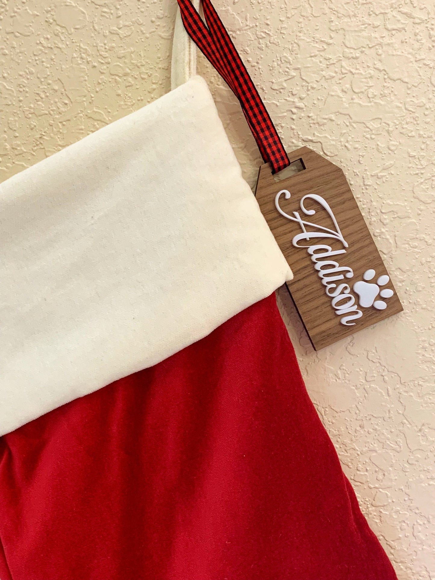 Christmas Stocking Name Tags / Ornament