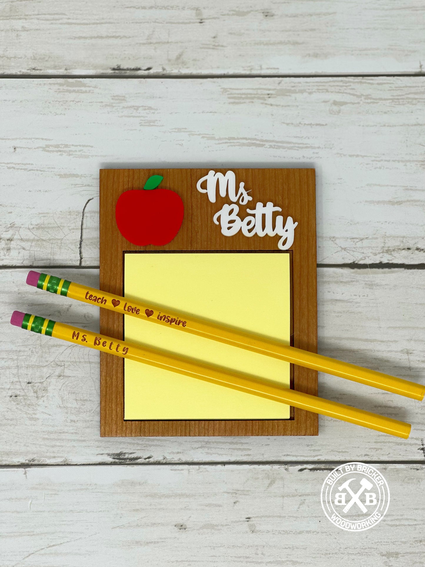 Teacher Appreciation Sticky Note Post It Holder