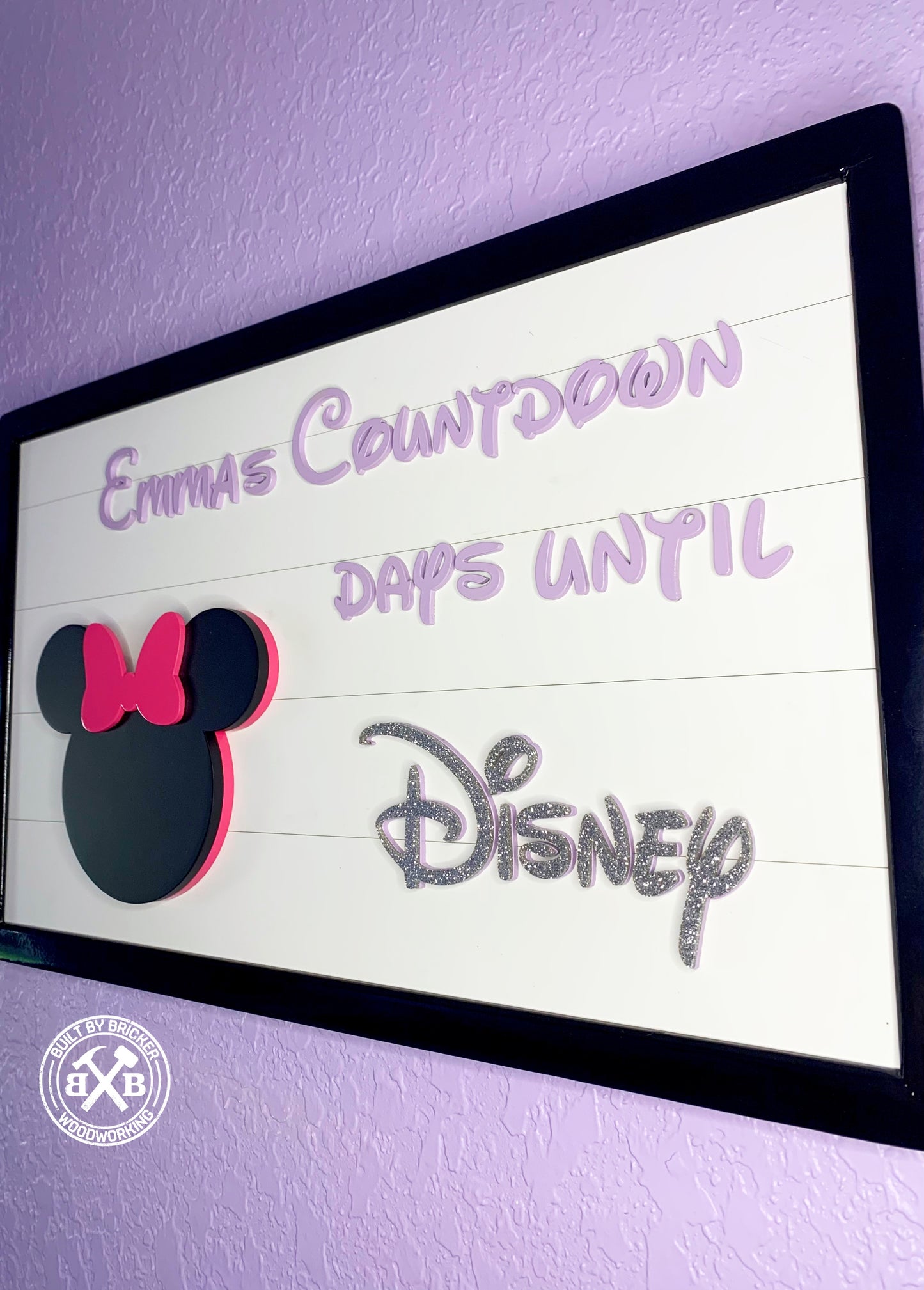 Countdown to Disney Chalkboard Sign