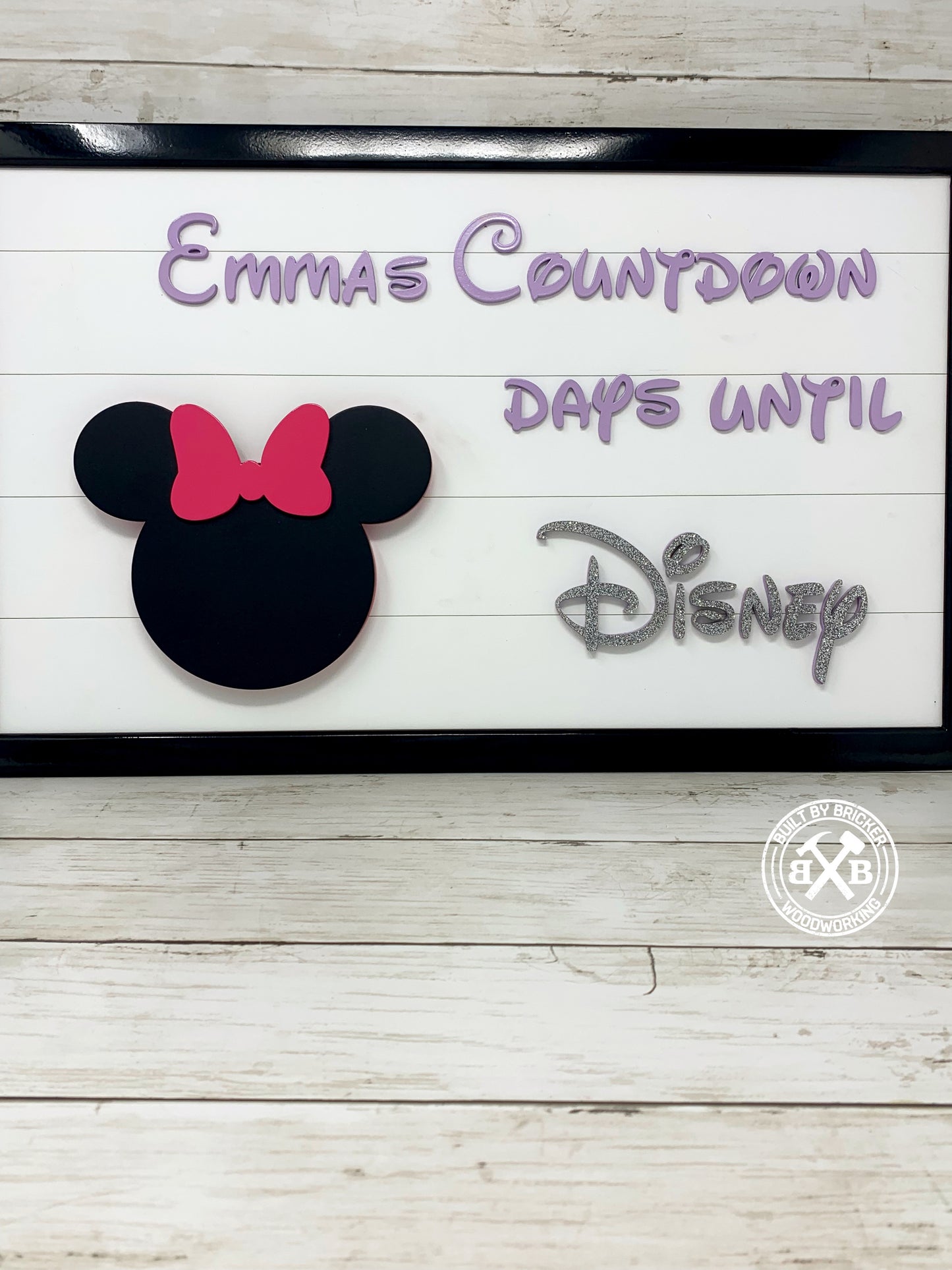 Countdown to Disney Chalkboard Sign