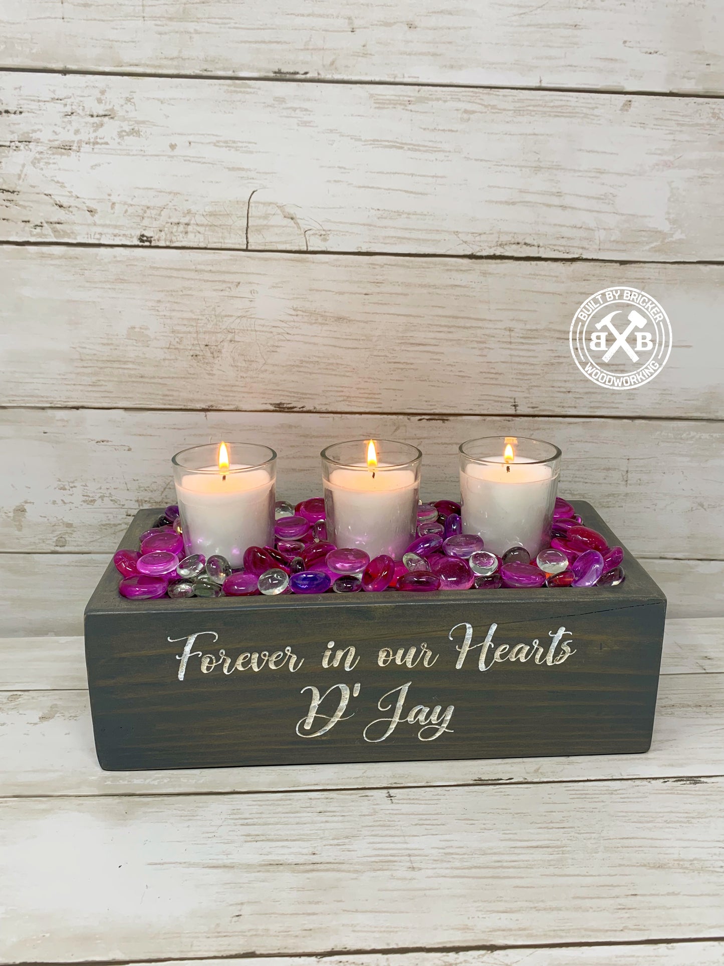 Personalized Candle Holder
