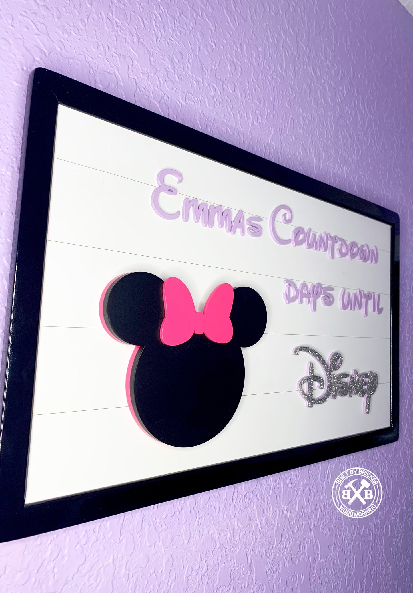 Countdown to Disney Chalkboard Sign