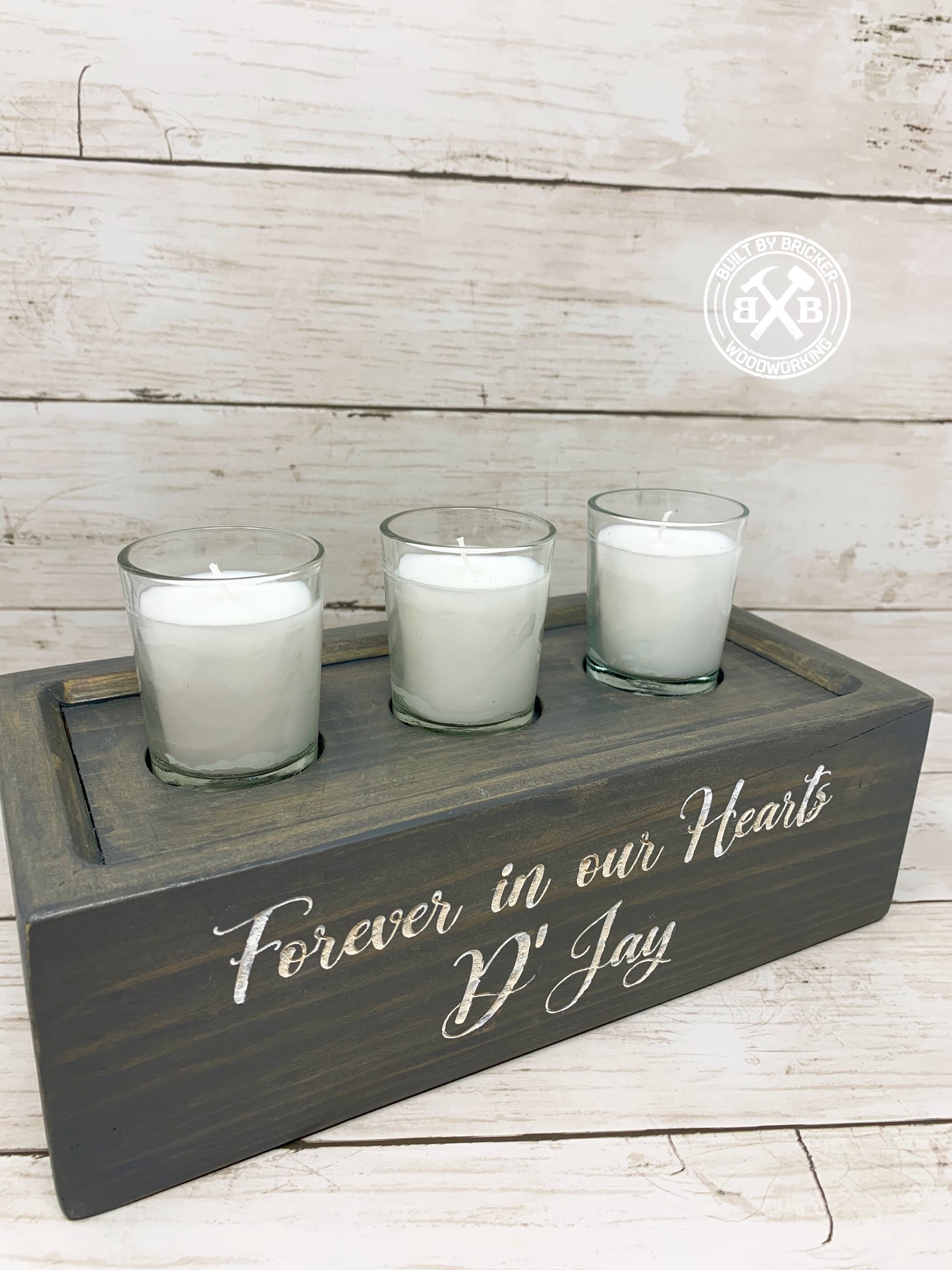 Personalized Candle Holder