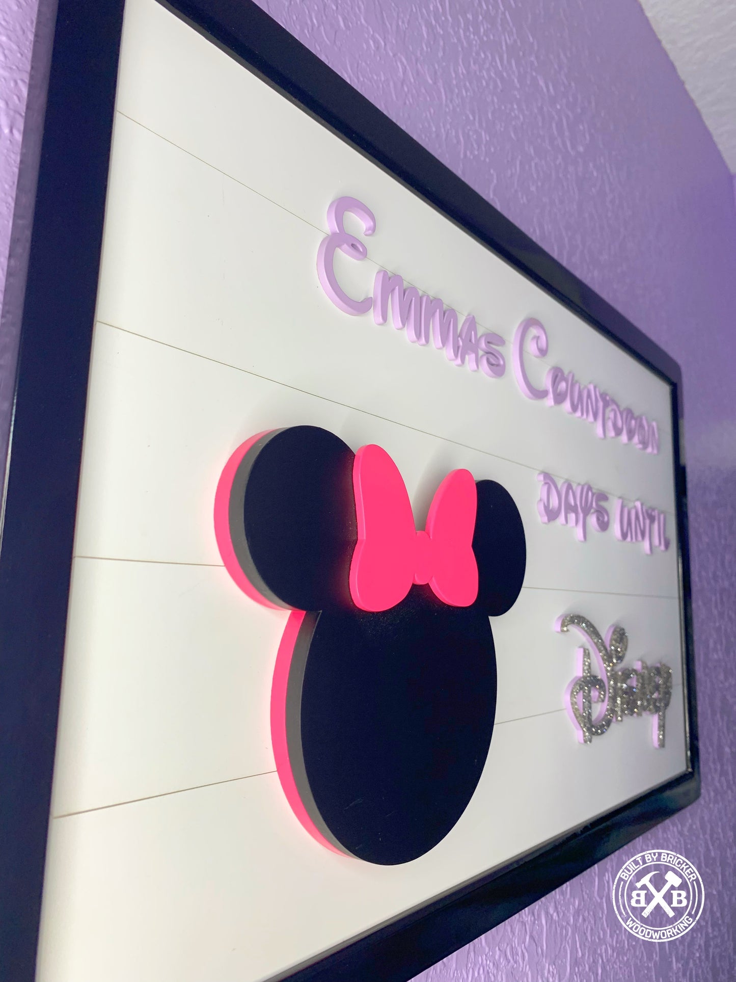 Countdown to Disney Chalkboard Sign