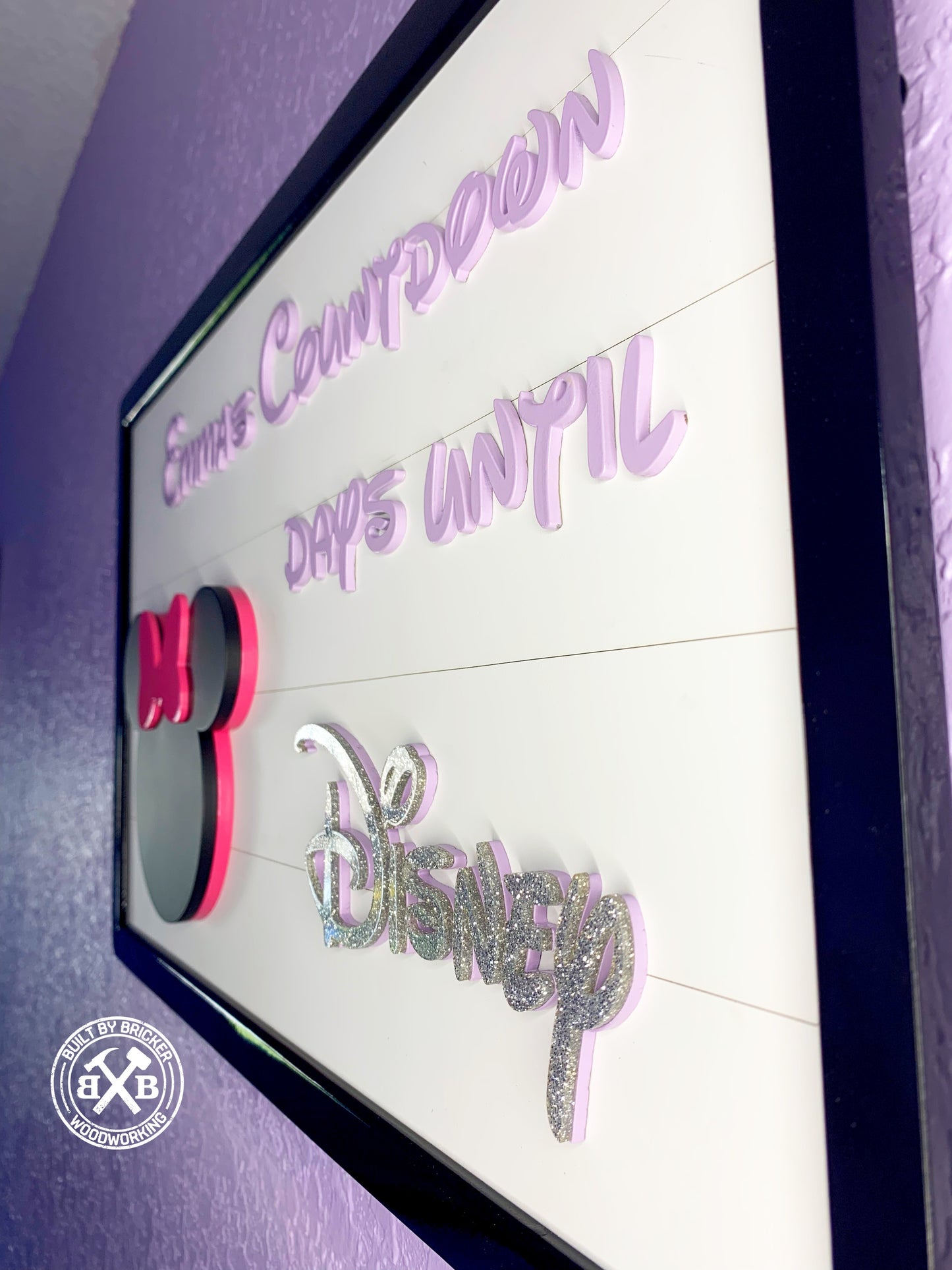 Countdown to Disney Chalkboard Sign
