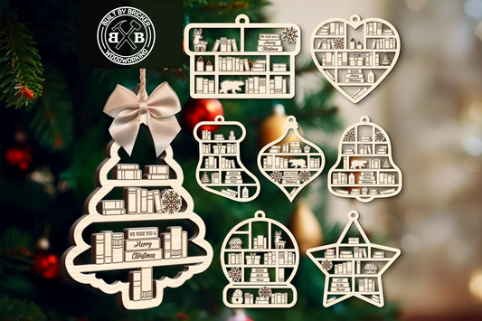 Teacher Bookcase Ornament