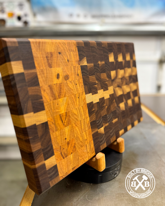 Handmade Walnut & Cherry End Grain Cutting Board