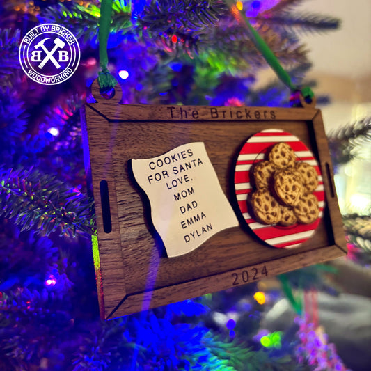 Santas Nice List Cookie Tray Ornament