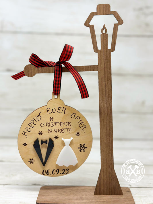 Happily Ever After Wedding Ornament