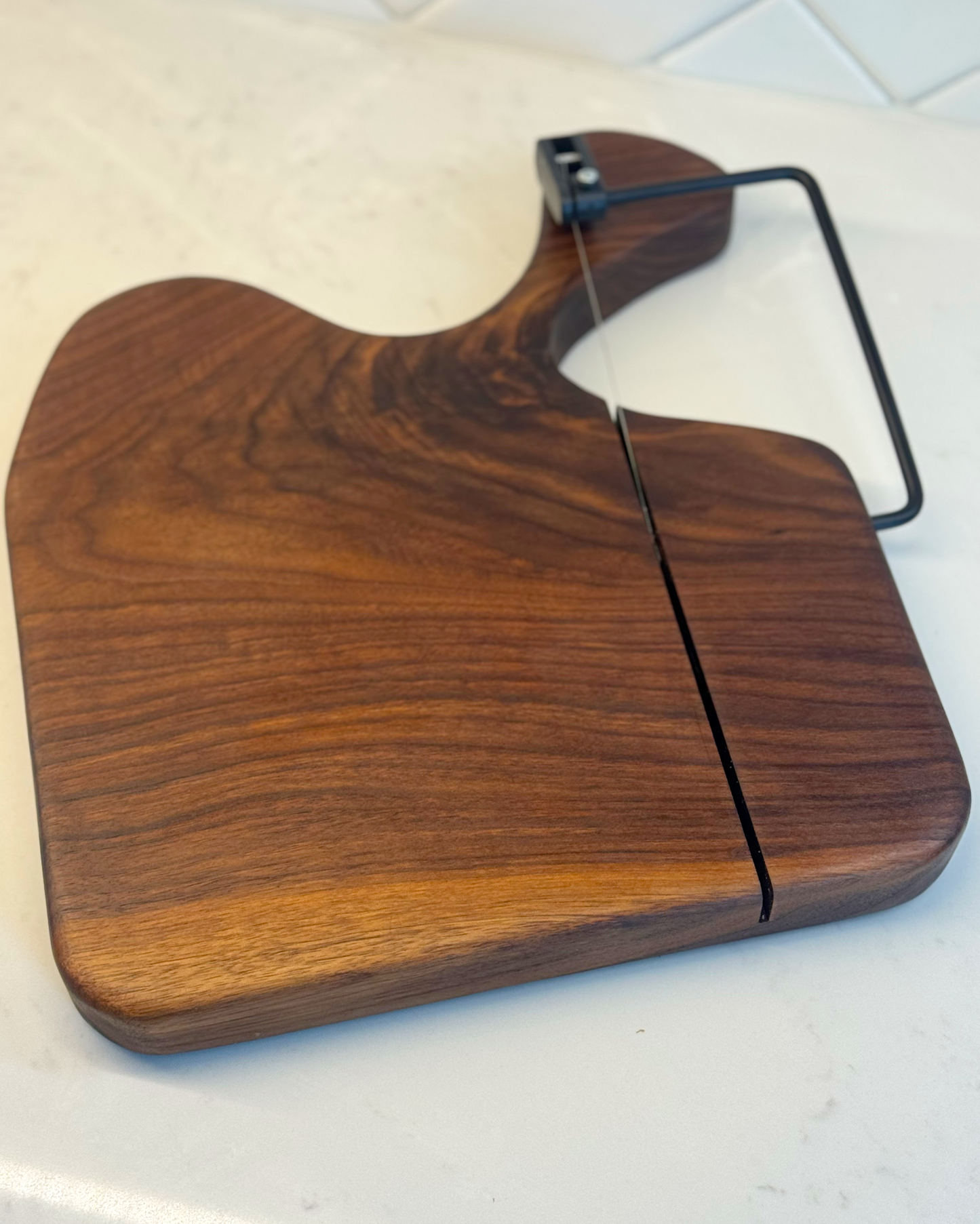 Walnut Cheese Slicer/Board by 9 Strong Creations