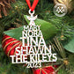 Christmas Tree Family Name Ornament