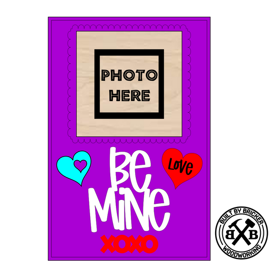 Be Mine Photo Frame - DIY Paint Kits