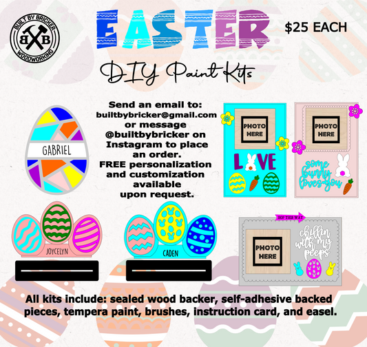 Easter Mosaic Egg - DIY Paint Kits