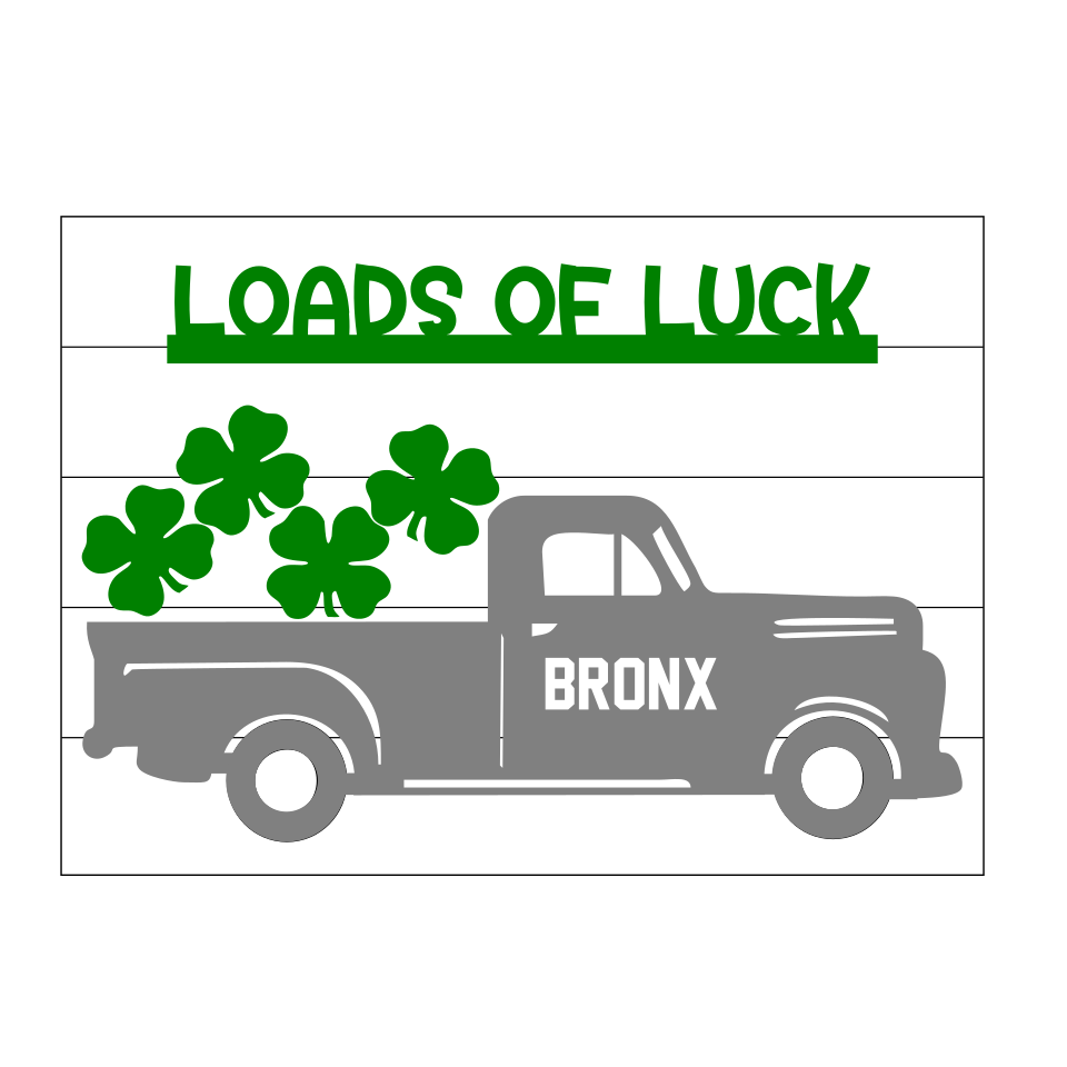 Loads of Luck Truck- St Patricks Day DIY Paint Kits