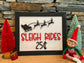 Sleigh Rides Frame - DIY Paint Kits