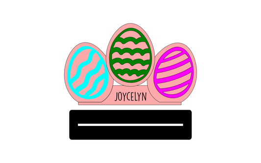 Three Easter Egg Design 1 - DIY Paint Kits