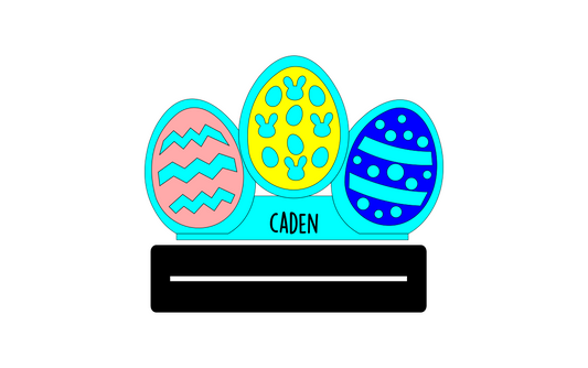 Three Easter Egg Design 2 - DIY Paint Kits