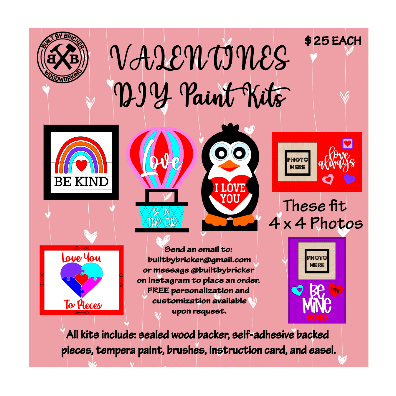 Love is in the Air- DIY Paint Kits