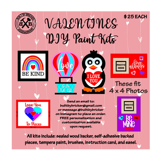 Be Mine Photo Frame - DIY Paint Kits