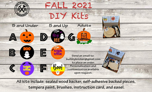 Trick or Treat Pumpkin - DIY Paint Kits