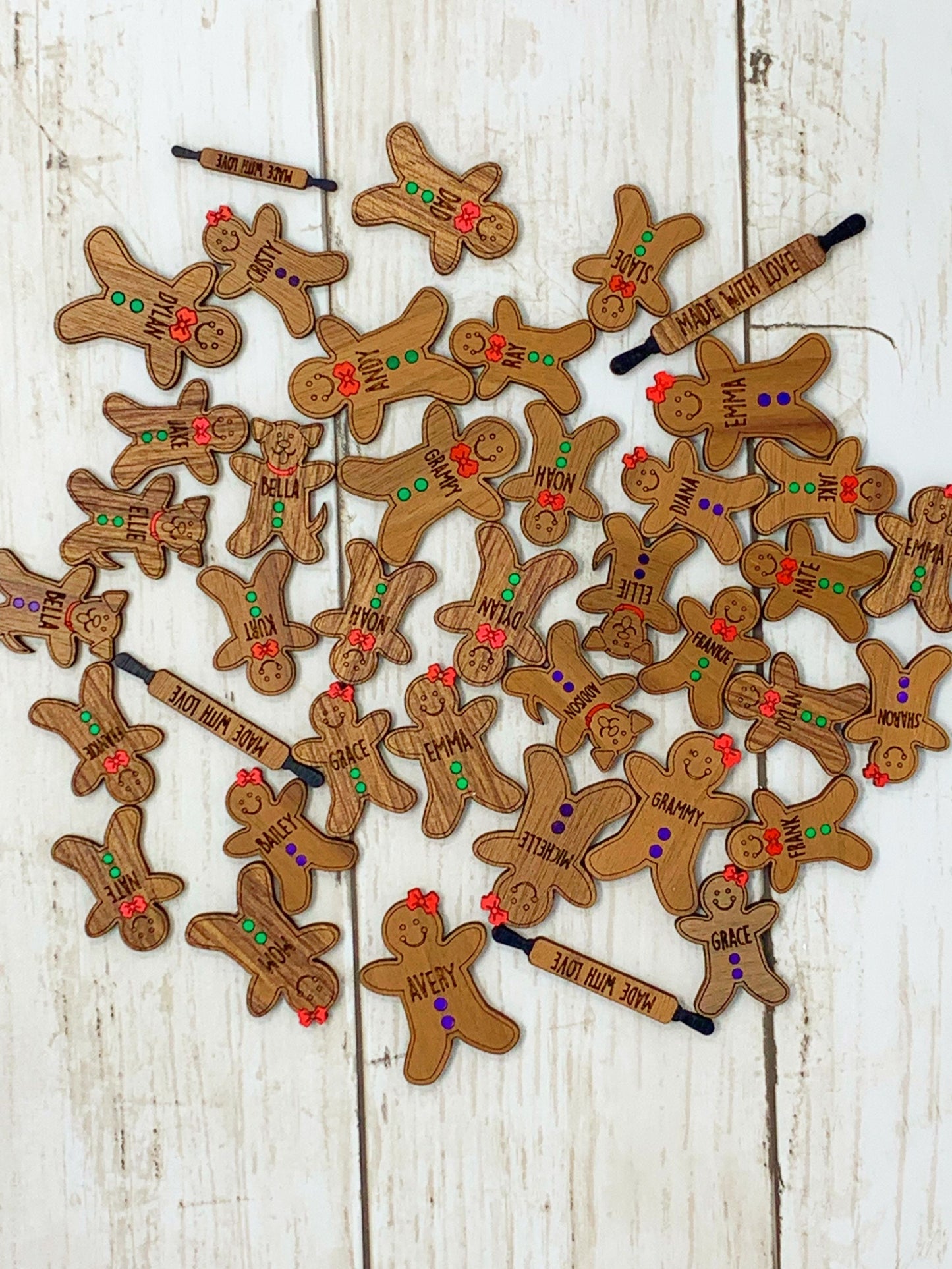 Gingerbread Cookie Pan Family Ornament