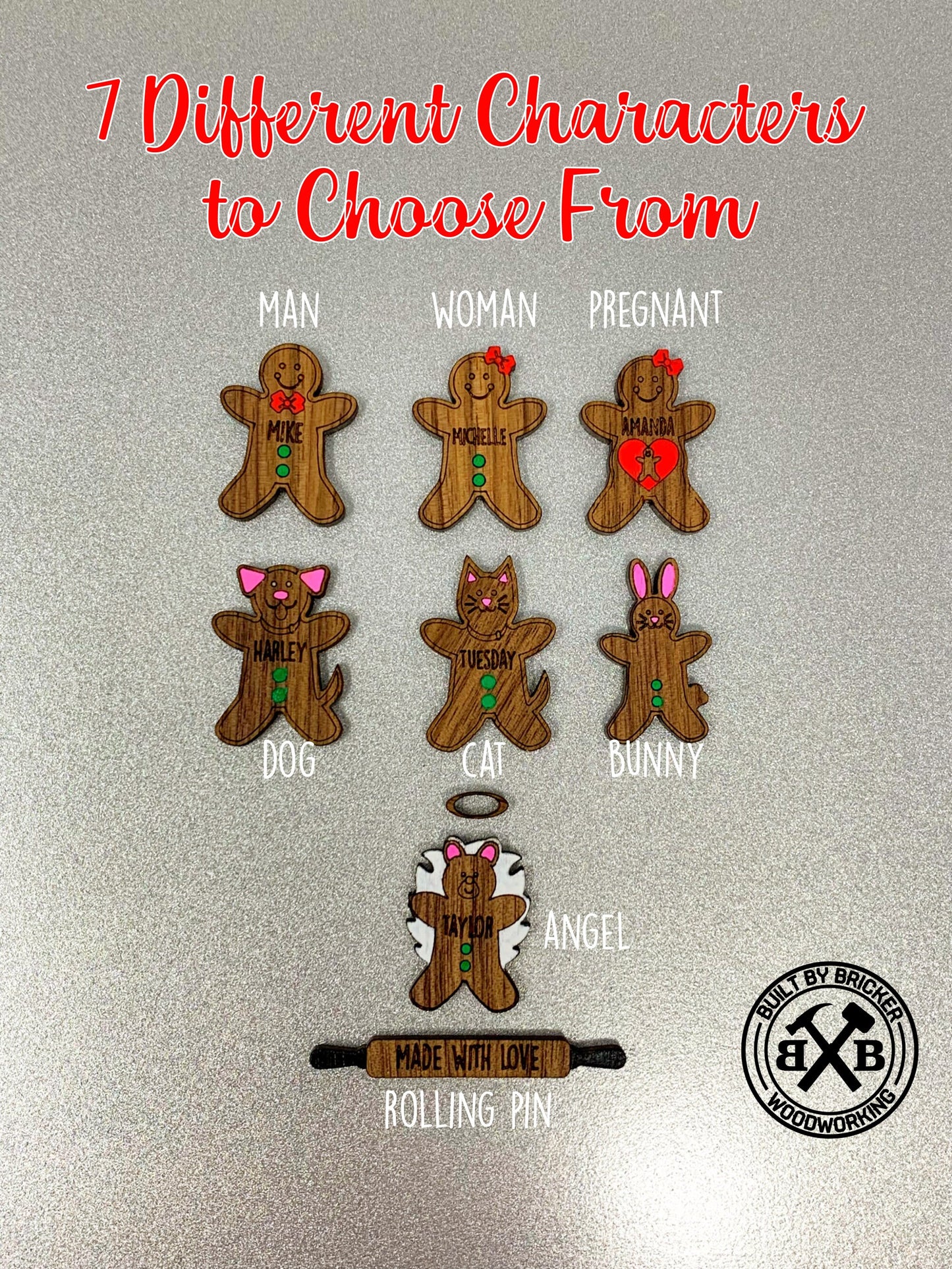 Individual Gingerbread Ornament