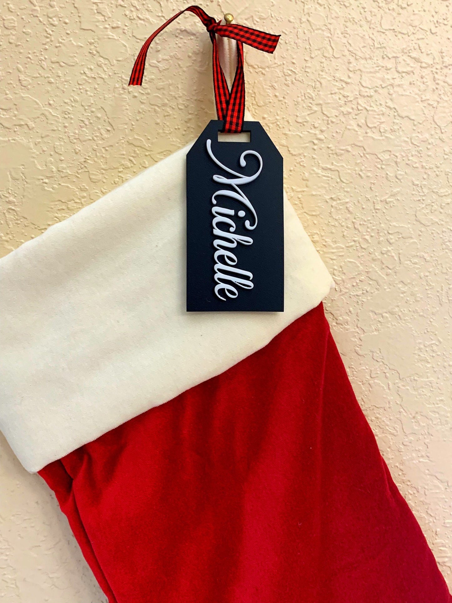 Christmas Stocking Name Tags / Ornament