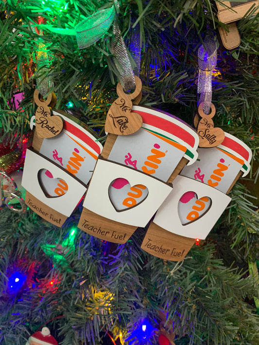 "Teacher Fuel" Coffee Gift Card Holder