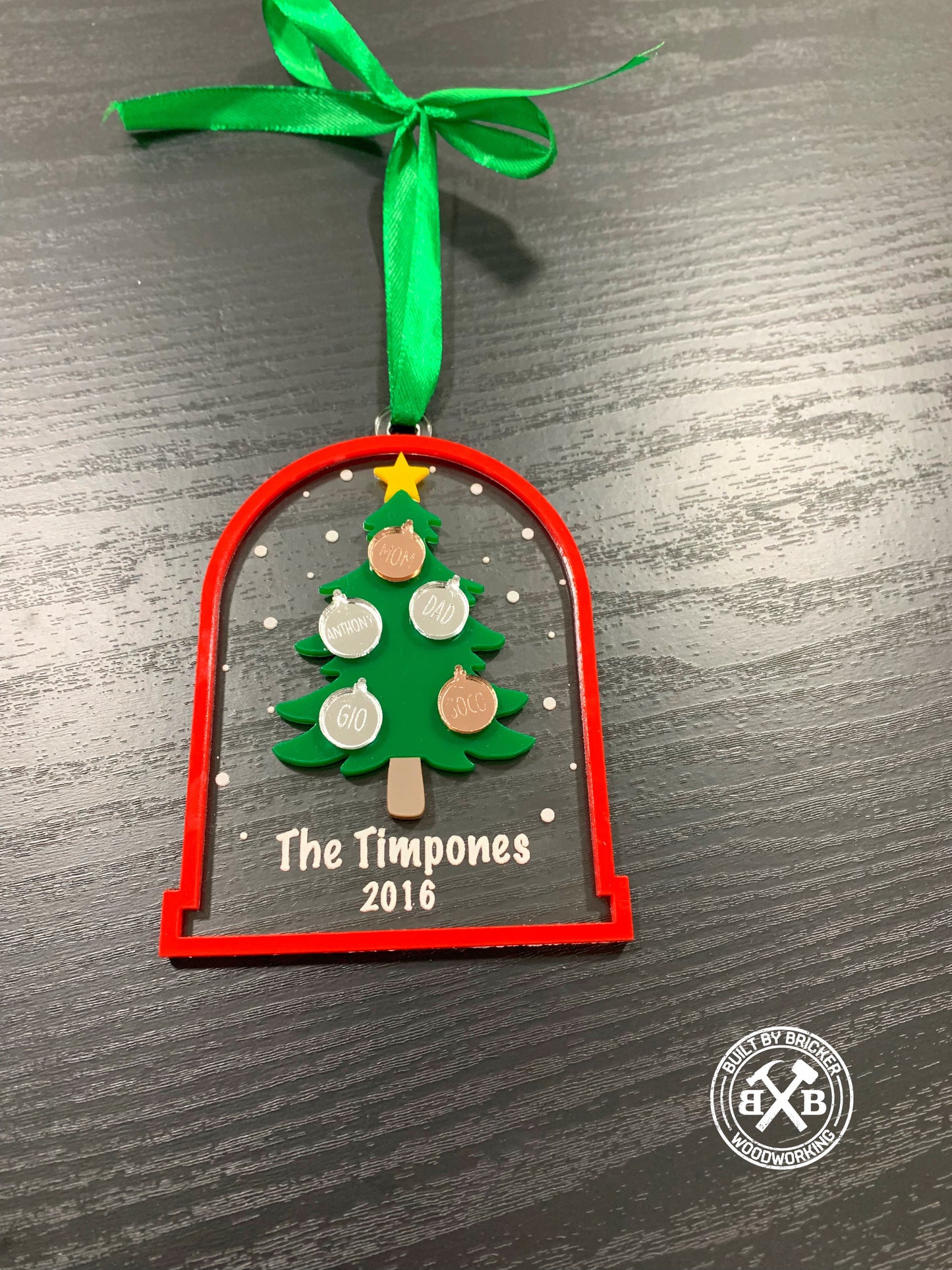 Christmas Tree Family Ornament