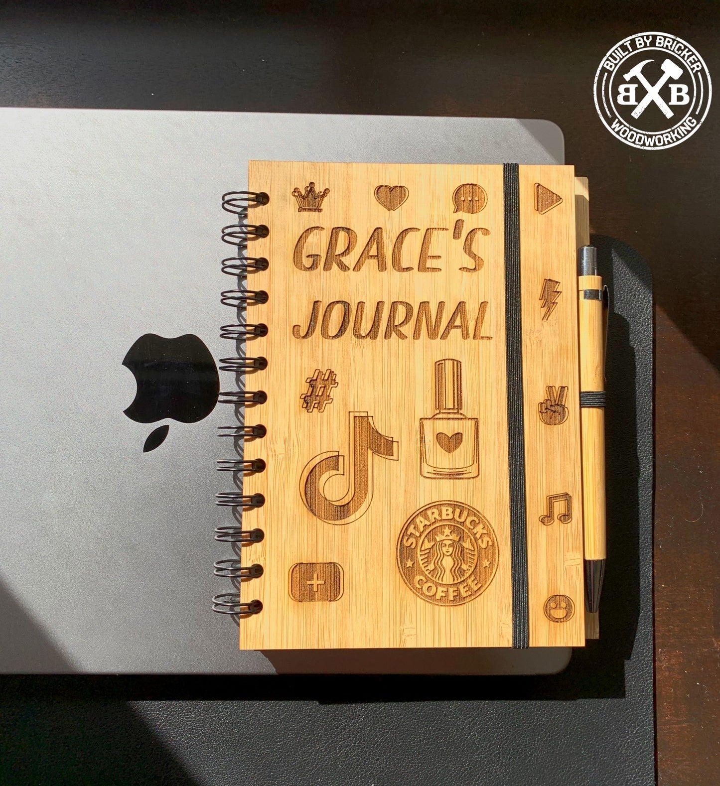 Bamboo Notebook with Pen