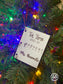 Notebook Teacher Gift Card Holder Ornament