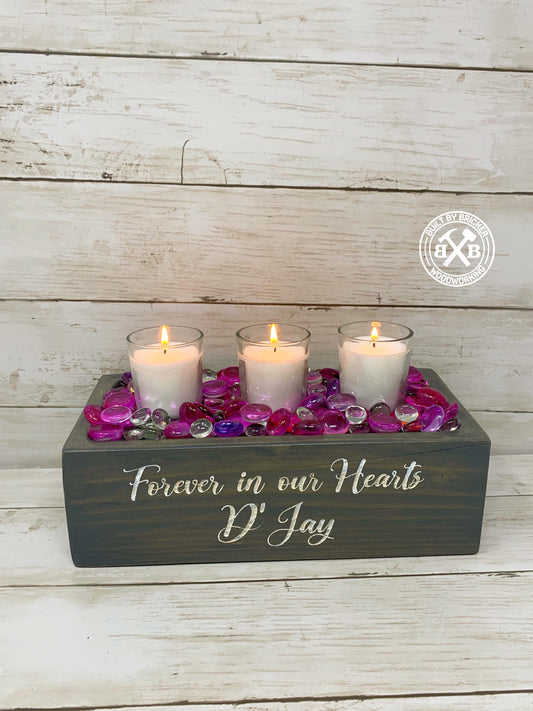 Personalized Candle Holder