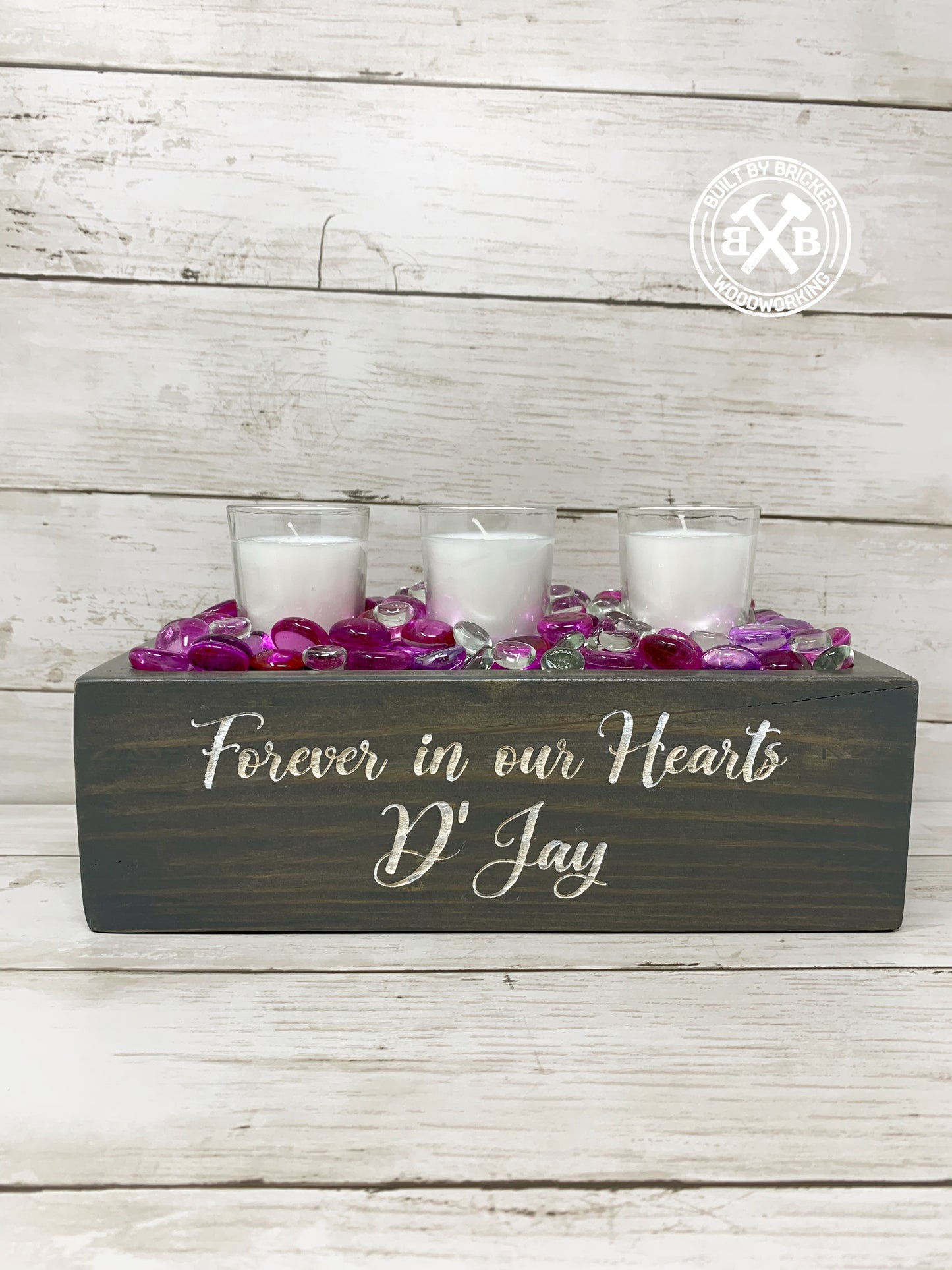 Personalized Candle Holder