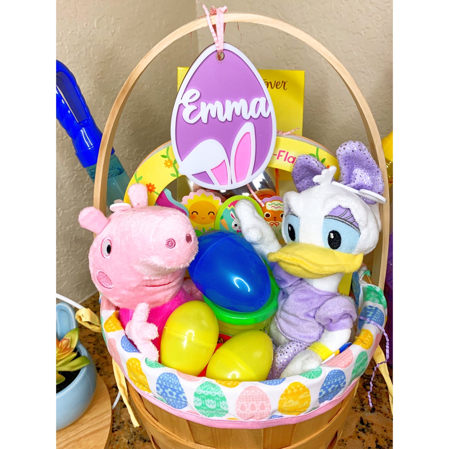 Easter Egg and Bunny Ears - Basket Tags
