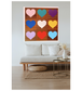 Rainbow Heart Wall Art